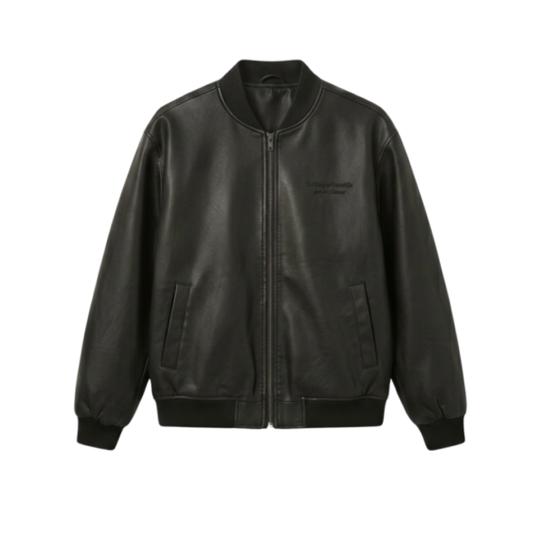 Premium Custom bomber jacket ZS121 luxury streetwear outerwear front view