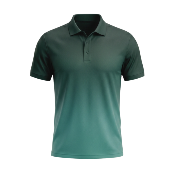 Custom polo shirt ZS093 piqué cotton short sleeve classic collar front view