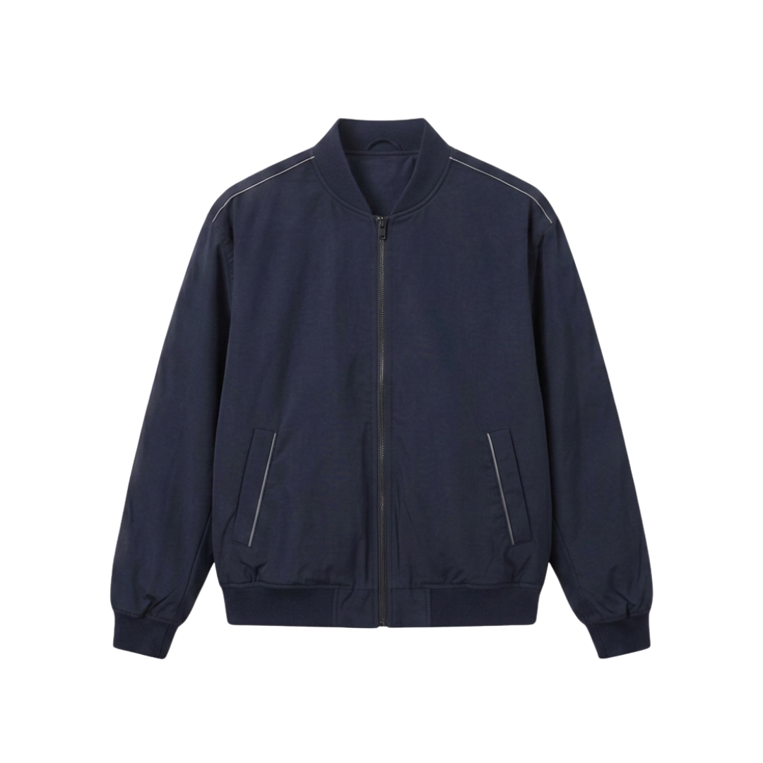 Premium Custom bomber jacket ZS126 luxury streetwear outerwear front view