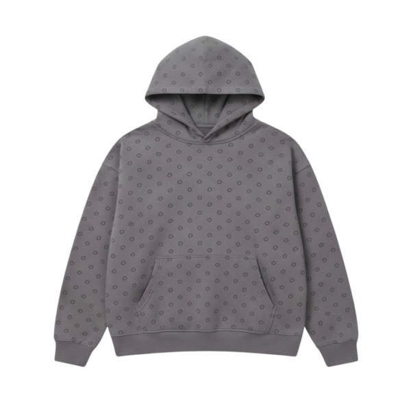 Custom hoodie ZS104 cotton fleece streetwear pullover front view