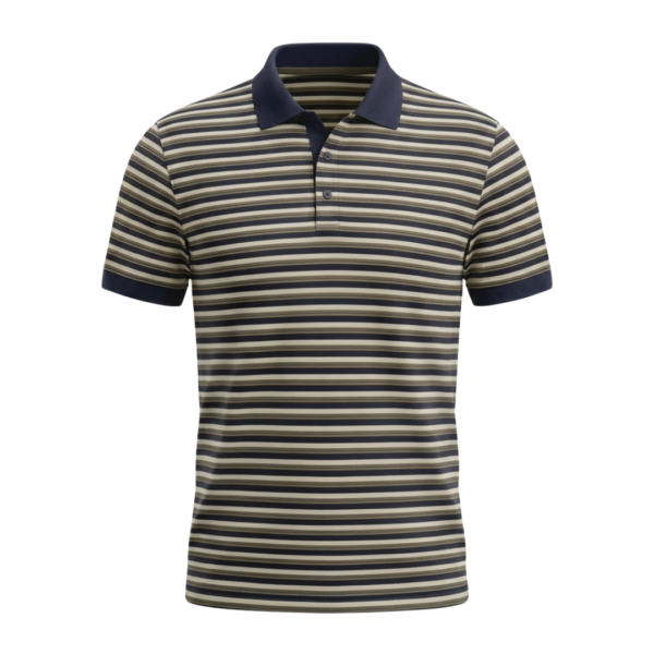 Custom polo shirt ZS096 piqué cotton short sleeve classic collar front view