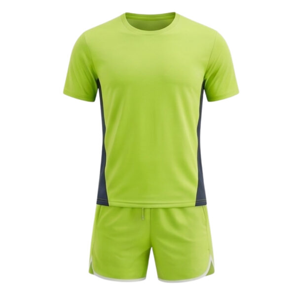 Custom active tees and shorts set ZS069 moisture wicking gym and training wear