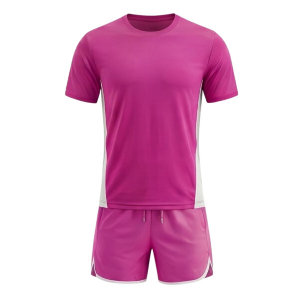 Custom active tees and shorts set ZS070 moisture wicking gym and training wear